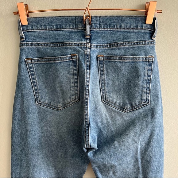 Everlane High Rise Ankle Light Wash Denim Size 25 - Picture 5 of 7
